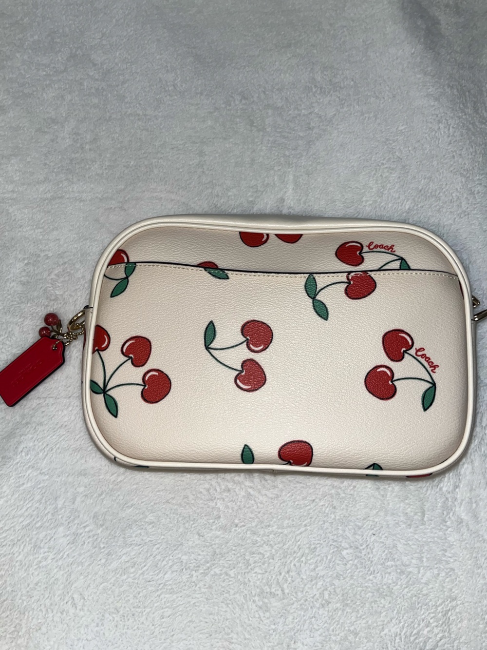 Coach Jamie Camera Bag with Heart Cherry Print - Picture 4 of 10